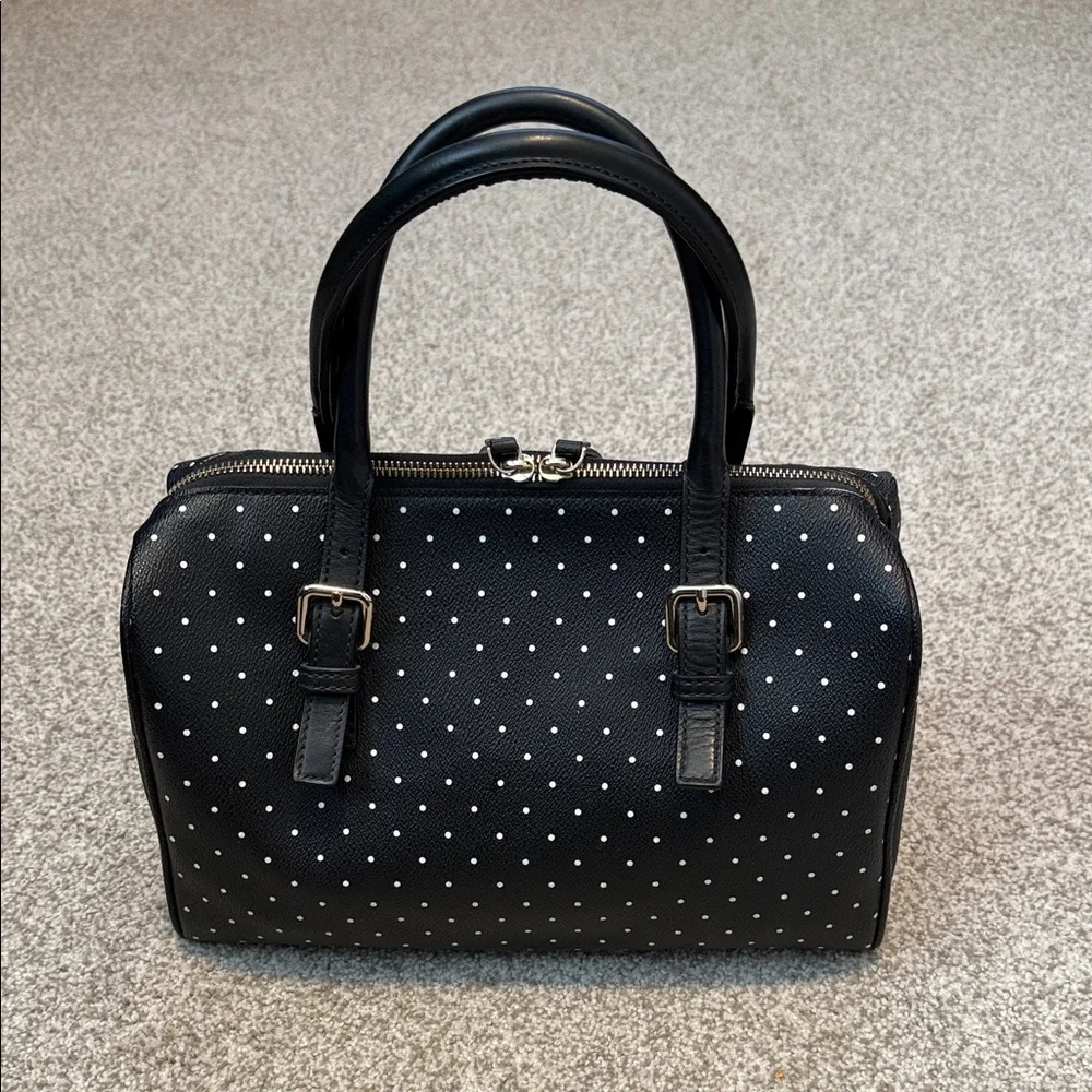Kate Spade Black and White Polka Dot Bag - Picture 3 of 8